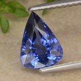 9x6.5mm Sapphire 2ct Pear Facet in Blue