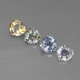 4x4 Heart Facet Sapphire 1.5ct