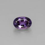 0.7 carat Blue Violet Oval Facet Sapphire 6x4mm