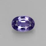 6mm x 4mm Sapphire 0.6ct Oval Facet in Blue Violet