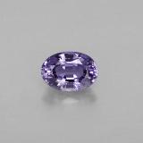 6x4 Sapphire 0.7ct Oval Facet in Blue Violet