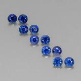 1.5 carat Deep Blue Diamond-Cut Sapphire 3mm
