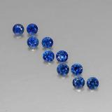3 mm Sapphire 1.5ct Diamond-Cut in Deep Blue
