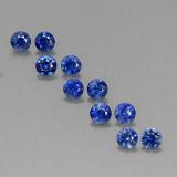 1.5 carat Deep Blue Diamond-Cut Sapphire 3mm
