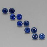 1.5 carat Deep Blue Diamond-Cut Sapphire 3 mm