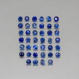 1.5 carat Deep Blue Diamond-Cut Sapphire 2 mm