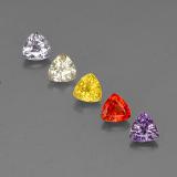 2 ct VVS-VS Trillion Facet Sapphire 4mm x 4