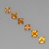 0.9 ct VS Princess Cut Sapphire 3mm x 3