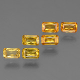 5mm x 3mm Sapphire 2ct Octagon / Scissor Cut in Multicolor