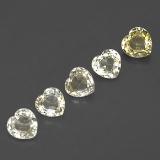 4mmx4mm Heart Facet Sapphire 1.5ct