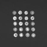 2.5 ct VVS-VS Diamond-Cut Sapphire 3mm