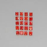 2.5mm x 2.5mm Princess Cut Sapphire 2.5ct