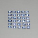 3 carat Blue Marquise Facet Sapphire 4x2mm