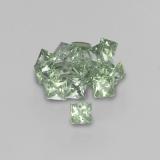 2.5 ct VVS-VS Princess Cut Sapphire 2.5mm x 2.5mm