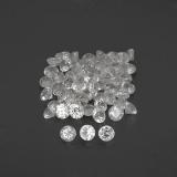 1.5 mm Sapphire 1.5ct Diamond-Cut in White