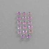 3 mm Sapphire 3ct Round Cabochon in Multicolor