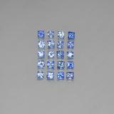 1.5 ct VVS-VS Princess Cut Sapphire 2mmx2mm