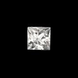 2.5mmx2.5mm Sapphire 1.5ct Princess Cut in White
