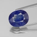 4 ct SI Oval Facet Sapphire 10.5mm x 9