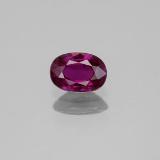 0.6 carat Pinkish Purple Oval Facet Sapphire 6mm x 4