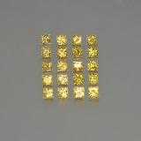 2.5mmx2.5mm Princess Cut Sapphire 2.5ct