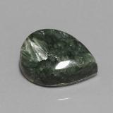 8 ct Opaque Pear Cabochon Seraphinite 16x12