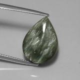 16.5x12 Pear Cabochon Seraphinite 9ct