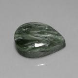 16x12 Seraphinite 8ct Pear Cabochon in Green