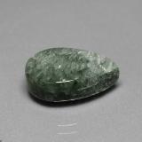 8 ct Opaque Pear Cabochon Seraphinite 16x12
