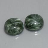 12mm Round Cabochon Seraphinite 10ct