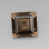 10mm x 10 Square Facet Smoky Quartz 4ct