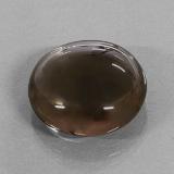 16 carat Smoky Brown Round Cabochon Smoky Quartz 17mm