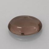 3 carat Smoky Brown Oval Cabochon Smoky Quartz 12x8