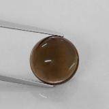 7 carat Smoky Brown Round Cabochon Smoky Quartz 12 mm