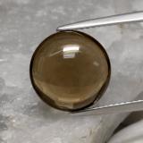 6 carat Smoky Brown Round Cabochon Smoky Quartz 12mm