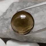 12 mm Round Cabochon Smoky Quartz 6ct