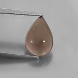 13mm x 9 Pear Cabochon Smoky Quartz 4ct