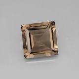 10x10mm Square Facet Smoky Quartz 4ct