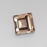 10mm x 10 Square Facet Smoky Quartz 4ct