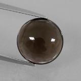 12.5 mm Round Cabochon Smoky Quartz 6ct
