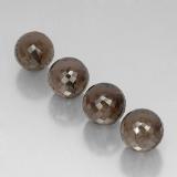 10 mm Half-Drilled Sphere Smoky Quartz 27ct