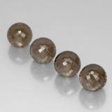 26 ct VVS-VS Half-Drilled Sphere Smoky Quartz 10 mm