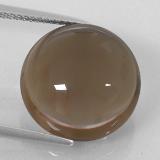 15 mm Round Cabochon Smoky Quartz 13ct
