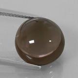 9 carat Smoky Brown Round Cabochon Smoky Quartz 12mm