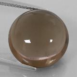 12 ct Transparent/Translucent Round Cabochon Smoky Quartz 15mm