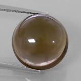 15mm Round Cabochon Smoky Quartz 13ct