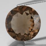 7 carat Brown Round Facet Smoky Quartz 14mm