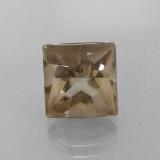 4 carat Brown Square Facet Smoky Quartz 9mm x 9