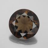 14mm Smoky Quartz 7ct Round Facet in Brown