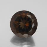 8 ct VS Round Facet Smoky Quartz 13mm